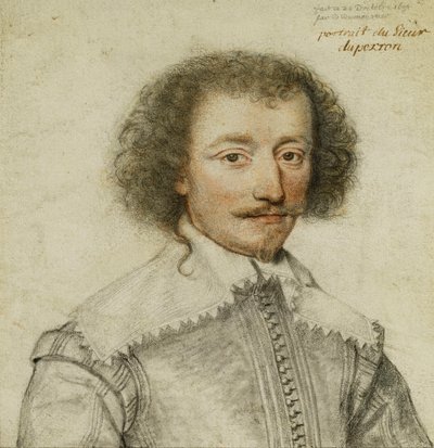ピエール・ル・ハイエ・デュペロンの肖像、1634年 作： or Dumoustier Dumonstier