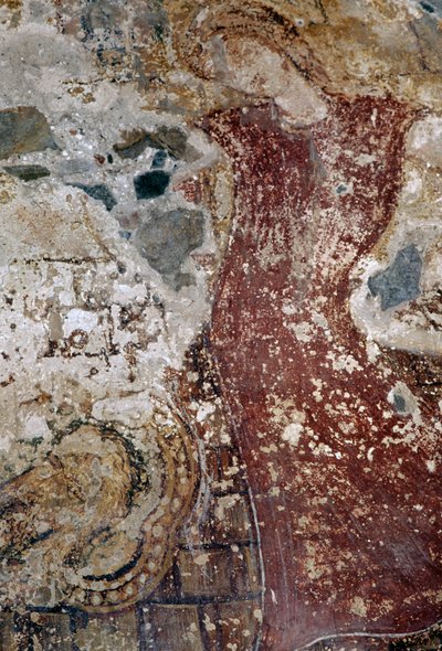 ギリシャ・クレタ島ヴァティ県アギオス・ゲオルギオスのビザンチン様式教会のフレスコ画(写真) 作： Theodore Charles Ange Coquelin
