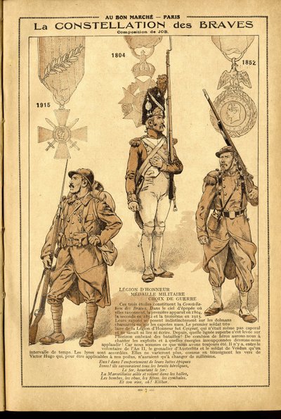 ボン・マルシェの日記 1917年 - ジョブのイラスト（ジャック・マリー（Jacques-Marie）ガストン・オンフレーとブレヴィル）（1858-1931）：1905年 作： pseudonym for Onfray de Breville Jacques Job