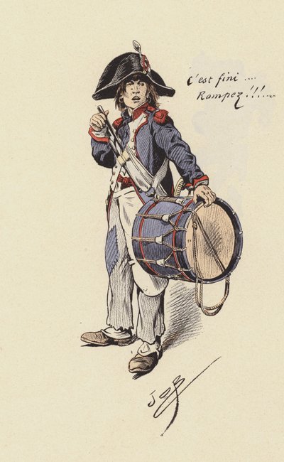 ドラマーボーイ（カラーリトグラフ 作： pseudonym for Onfray de Breville Jacques Job