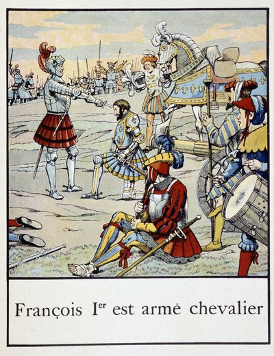 フランソワ・1erは騎士-ジャック・バンヴィル著「フランス小史」（マネ編）にて 作： pseudonym for Onfray de Breville Jacques Job