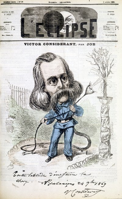 JobによるVictor Recital（1808-1893）のユーモラスな絵。1869年3月10日の「L