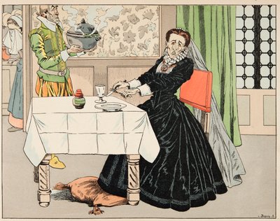 Jacques Marie Gaston Onfray de Breville dit JOB（1858-1931）が挿絵を描いた書籍「Le bon roy Henri」のイラスト。パリ包囲戦で子供を食べる母親 - 個人蔵 作： pseudonym for Onfray de Breville Jacques Job