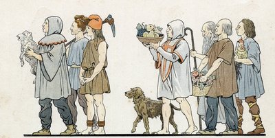 1896年「G.モントルグイユが語るフランス、彼の物語、ジョブによるイメージ」にて。個人蔵。 作： pseudonym for Onfray de Breville Jacques Job