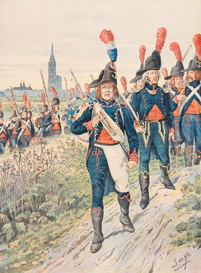 Jacques Marie Gaston Onfroy de Breville dit JOB (1858-1931) - フランス軍が常に保持していた。ストラスブールのポントニエール（1793年）、個人蔵 作： pseudonym for Onfray de Breville Jacques Job