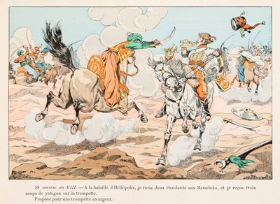 ジャック・マリー・ガストン・オンフロイ・ド・ブレヴィル（JOB）（1858-1931） - ナポレオン・ボナパルトのエジプト遠征（1798-1801）に参加したユサール兵、個人蔵 作： pseudonym for Onfray de Breville Jacques Job
