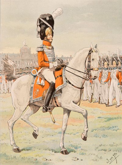 Jacques Marie Gaston Onfroy de Breville dit JOB (1858-1931) - フランス軍の常備服。スイス・ロイヤル・ガード・オフィサー、プライベート・コレクション 作： pseudonym for Onfray de Breville Jacques Job