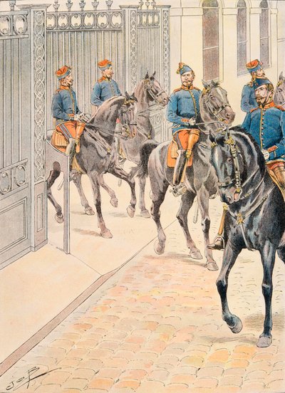 Jacques Marie Gaston Onfroy de Breville dit JOB (1858-1931) - フランス軍の常備服。百人隊長（第二帝政期）、個人蔵 作： pseudonym for Onfray de Breville Jacques Job
