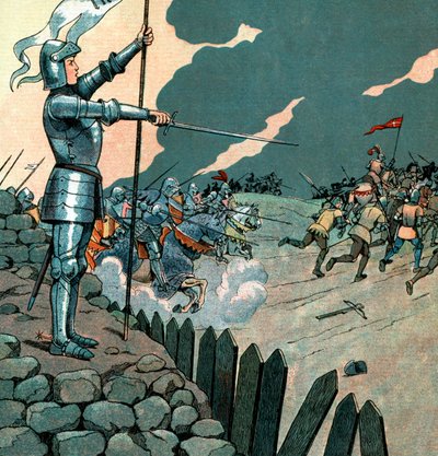 フランス、オルレアンを配達するジョーン・オブ・アーク 作： pseudonym for Onfray de Breville Jacques Job
