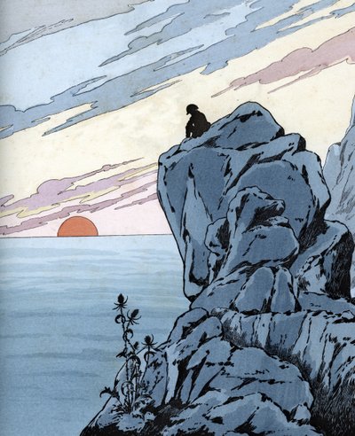 セントヘレナ島に亡命中のナポレオン 1 世 (1815 年) 作： pseudonym for Onfray de Breville Jacques Job
