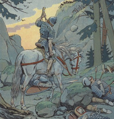 ロンスボのロラン（カラーリトグラフ 作： pseudonym for Onfray de Breville Jacques Job