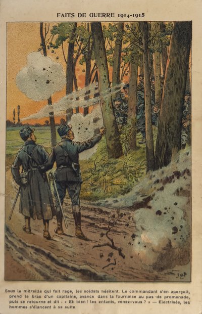 WW1：英雄将校たち（イラスト） 作： pseudonym for Onfray de Breville Jacques Job