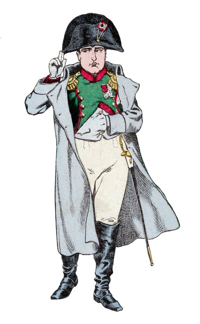 ナポレオン・ボナパルトの肖像 - Job（Jacques Onfroy de Breville）によるリトグラフ、1893年の "Le Grand Napoleon des Petites Enfants "より 作： pseudonym for Onfray de Breville Jacques Job