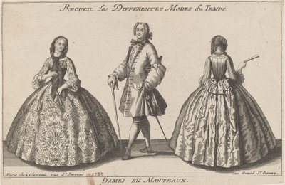コートの女性 作： published by Jacques Chéreau