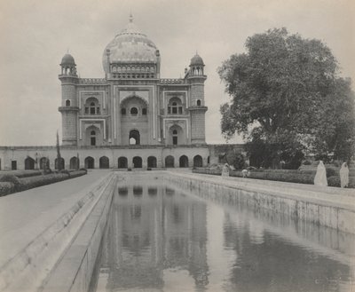 Safdarjung 墓、デリー 作： studio of A. W. A. Plâté Studio (Ceylonese)