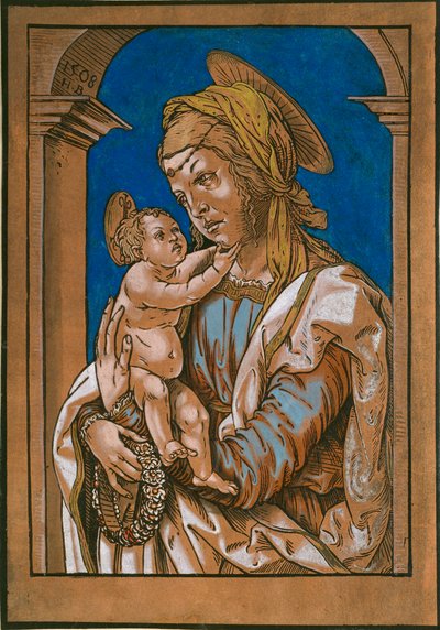 アーチの下のマドンナと子供、1508 作： the Elder Hans Burgkmair