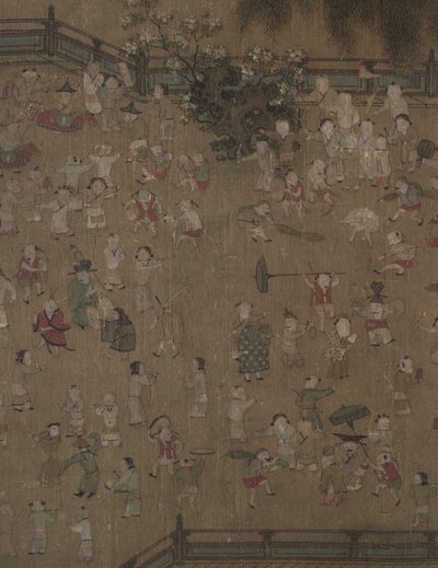 100 人の子供たちの遊び 作： tradition of Su Hanchen