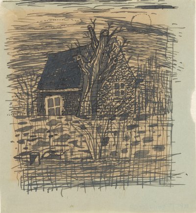 家 作： unknown (signed by artist)