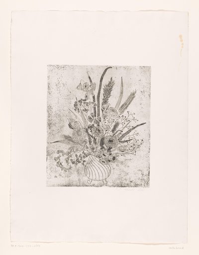 花と花瓶 作： unknown (signed by artist)