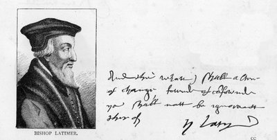 1535年 マシューパーカーへの手紙