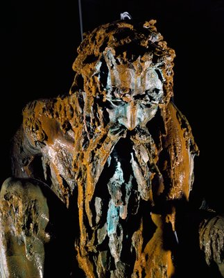 アペニンの巨像」、イタリア・トスカーナ州のデミドフ荘の庭にある、建築家ベルナルド・ブオンタレンティ（約15311608）のためにジャン