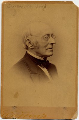 ウィリアムロイドギャリソン（180579）、アメリカの奴隷解放運動家、ジョージKウォーレンの写真、ボストン（アルブメン写真）