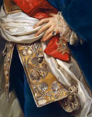 フェルディナンド4世の肖像」アントン・ラファエル・メングス作、詳細