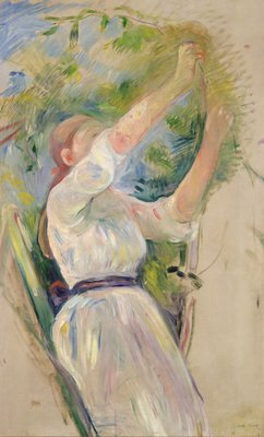 さくらんぼを集める少女、1891年