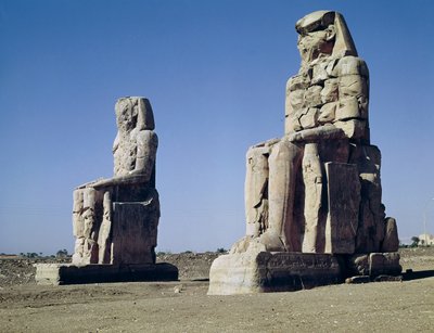 メムノンの巨像 アメンホテプ3世の メムノンの巨像 アメンホテプ3世の