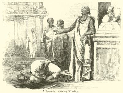 崇拝を受けるブラーミン