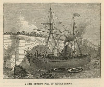 ロンドンブリッジのファウルを走っ