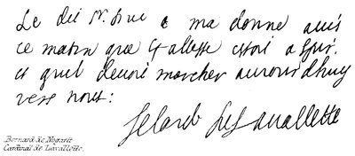 ベルナール ド ノガレ枢機卿デ