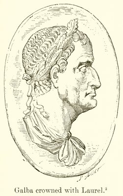 月桂樹を冠したガルバ 作 英語学校