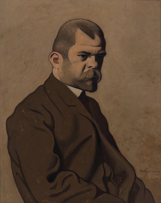 アンブロワーズ ヴォラールの肖像 1865 ～ 1939 年、1902 年。                                    アート作品の構成