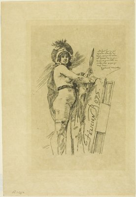呪文|フェリシアン・ロップス |所蔵作品検索｜国立西洋美術館
