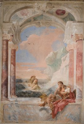 1757年、パラツィーナのイリアスの間から息子アキレスを慰めるテティス