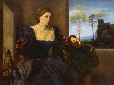 Z. Chiu 油彩画 女性の肖像 1972年 女性の肖像、1525年頃