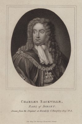 チャールズ・サックヴィル（第6代ドーセット伯爵）（イギリスの詩人・廷臣）（エングレーヴィング
