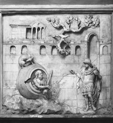 アレクサンダー大王のレリーフの入った銀の皿 アレクサンダー大王のレリーフの入った銀の皿 古代マケドニア