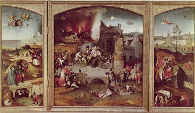 聖アントニウスの誘惑の三連祭壇画 聖アントニウスの誘惑の三連祭壇画
