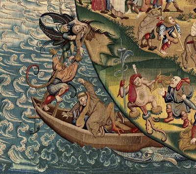 ヒエロニムス・ボスの作品に着想を得たタペストリー、1560年頃