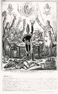 パブ自身が書いた、The William of William Cobbettのプレート7。 H・ハンフリー作、1809