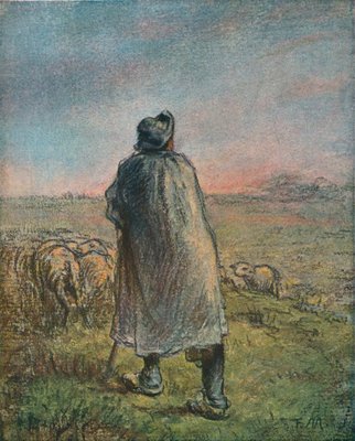 レンブラント 羊飼いの崇敬 フランス アンドレセネラー社製 銅版画?リトグラフ? om4248_20210621230940260.jpg