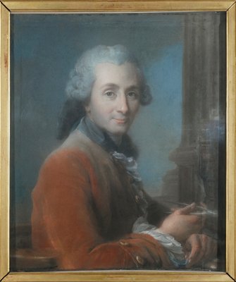 建築家ジャック・ゴンドゥアン・ド・フォルヴィルの肖像、1737～1818年頃。 1780年。