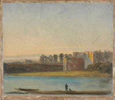 エルベ川の眺め 作： ヨハン・クリスチャン・ダール