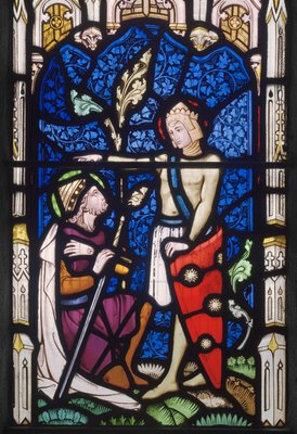 お気に召すまま 男性の七つの時代 ヴィンテージ ステンドグラス