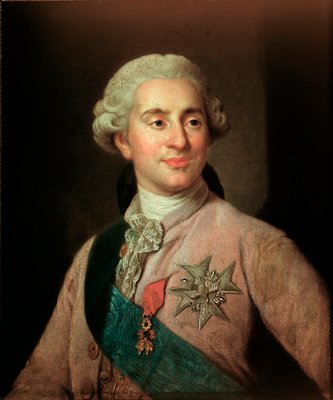 金の羊毛騎士団の記章をつけたフランス国王ルイ16世（1754-1793