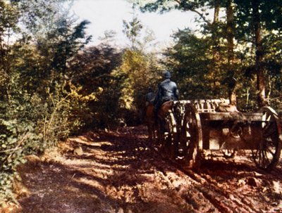 75 Mm砲を搭載したフランスの馬車 ヴ