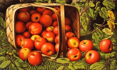 リンゴの籠 | アートプリント