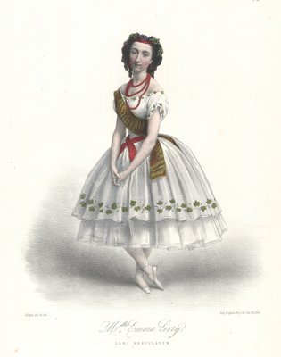 パリ・オペラ座で行われたフェリシアン・ダヴィッドのバレエ「Herculanum」に出演したフランス人バレエダンサー、エマ・リヴリーさん